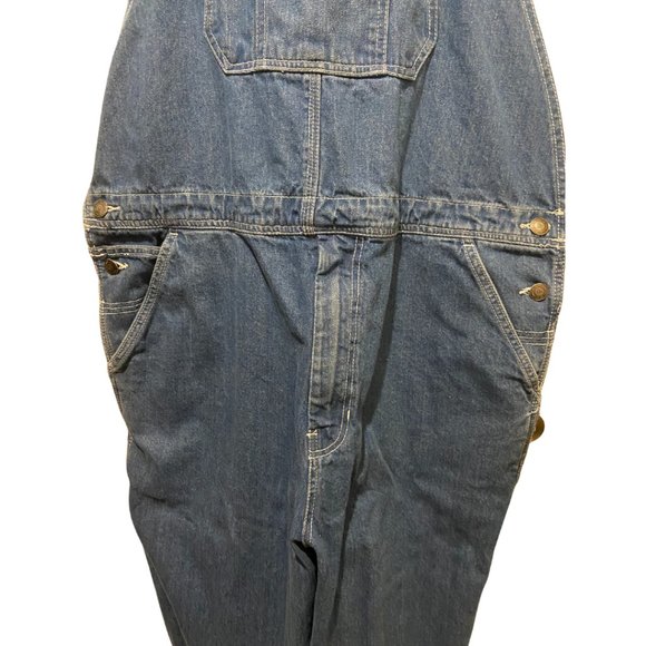Crafstman Bib overalls jean jumpers carpenter sz 40 x 30 - Picture 4 of 8